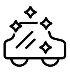 Clean Car Symbol Line Icon