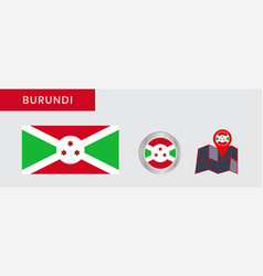 Flag Burundi In Official Colors Embed