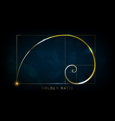 Golden Ratio Number Fibonacci Gold Circle Line