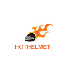 Logo Motorcycle Helmet Open Face With Flames