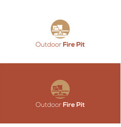 Outdoor Fire Pit Logo And Icon