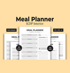 Meal Planner - Kdp Interior