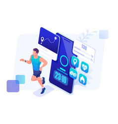 Isometric Concept Mobile App Tracks Your Workout