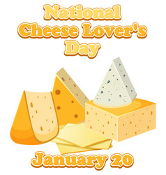 National Cheese Lovers Day Logo Banner