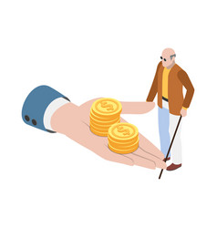 Social Security Isometric Icon