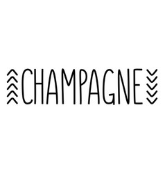 Champagne Drink Badge