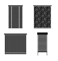 Design Of Roller And Shutters Logo Set