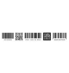 Qr Code Barcode Template Set