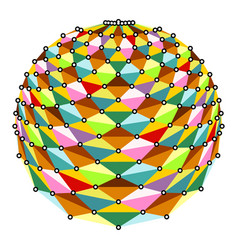 Triangle Sphere With Triangular Effect