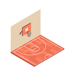 Basketball Field Icon