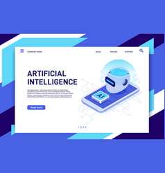 Isometric Mobile Artificial Intelligence Ai