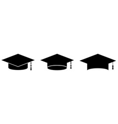 Academic Graduation Hat Icons