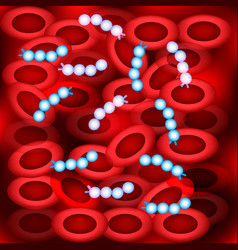 Background Of Erythrocytes Sepsis Blood