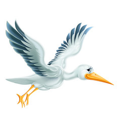 Stork Flying Cartoon