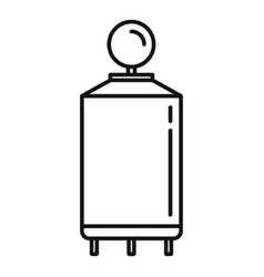 Milk Factory Cistern Icon Outline Style