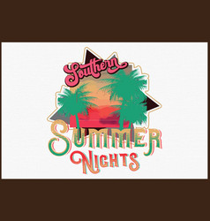 Southern Summer Nights Retro Png