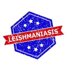 Hexagonal Bicolor Leishmaniasis Watermark