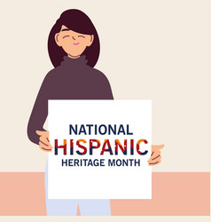 National Hispanic Heritage Month With Latin Woman