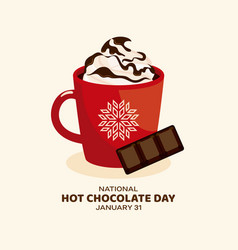 National Hot Chocolate Day Poster