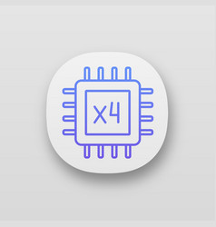 Quad Core Processor App Icon