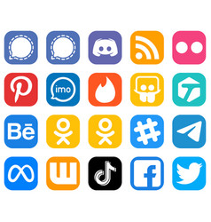 20 Essential Social Media Icons