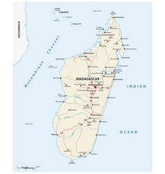 Road Map Of Madagascar