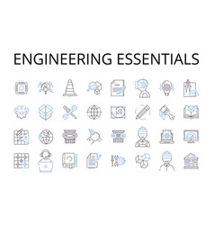 Engineering Essentials Line Icons Collection