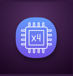 Quad Core Processor App Icon