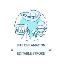 Bite Reclamation Turquoise Concept Icon