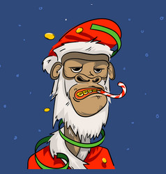 Crypto Santa Christmas Ape Character Nft