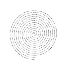 Dotted Spiral Shape Stippled Thin Helix Sand