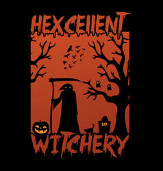 Halloween Witchy Tshirt Design