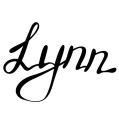 Lynn Name Lettering