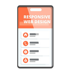 Responsive Web Design Icon Cartoon