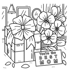 Mothers Day Your The Best Mom Coloring Page