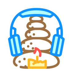 Relaxing Music Sleep Night Color Icon