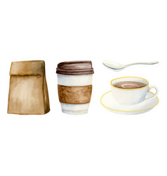 Take Out Coffee Cup Hot Cocoa Mug With Spoon