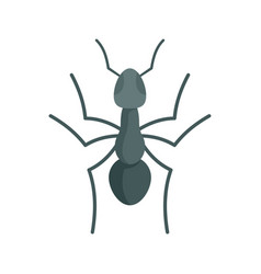 Teamwork Ant Icon Flat Style