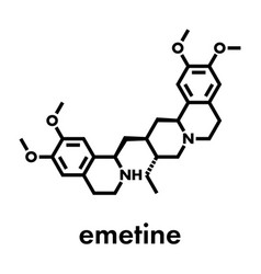 Emetine Molecule Has Emetic Induces Vomiting