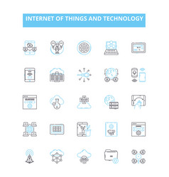 Internet Of Things And Technology Line