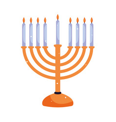 Jewish Menorah Icon