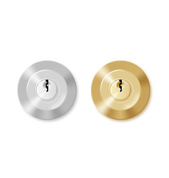 Metal Door Lock Keyhole Silver And Golden Color