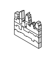 Skyline New York Isometric Icon