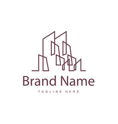 Modern City Building Logo Design Luxurious And