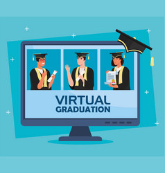 Virtual Graduation Scene