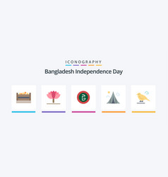 Bangladesh Independence Day Flat 5 Icon Pack