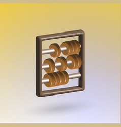 Abacus Isolated 3d Icon 3d Icon