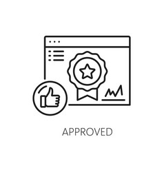 Approved Icon Web Audit Digital Media Analytics