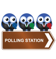 Polling Station Sign