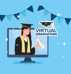 Scene Of Virtual Graduation